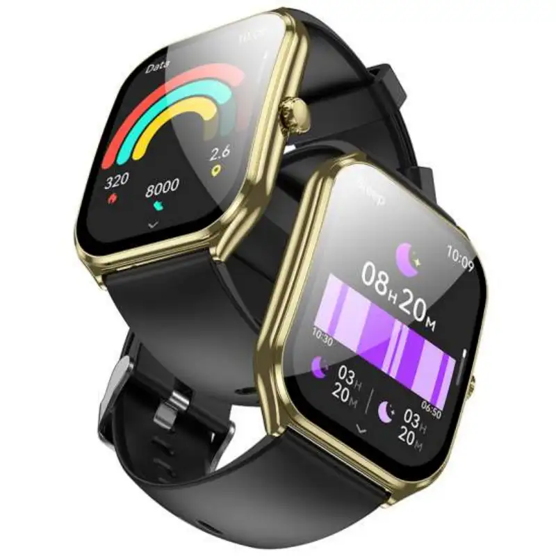 Hoco Y28 Ultra-Thin Sports Smartwatch with Multi-Sport Modes and Health Monitoring