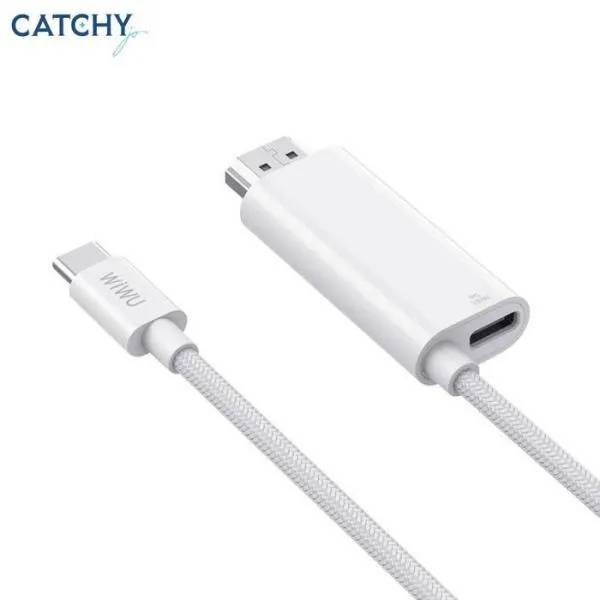 WiWU Wi-PS001 Type-C To HDMI PD Charging Projection Cable 1.8M