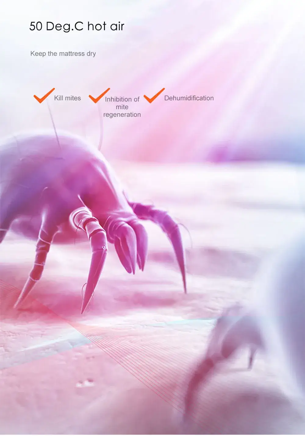 Xiaomi Deerma CM800 Electric Bed Vacuum Cleaner Dust Mite Remover