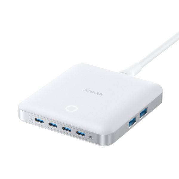 Anker A2155 130W 6-Port Desktop Charger with GaN Nano & PIQ 3.0 Technology