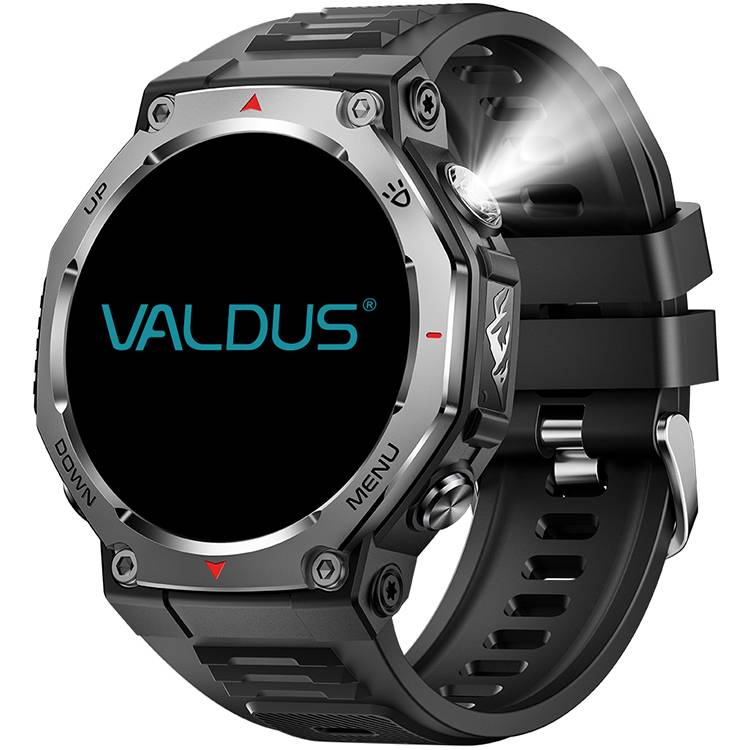 Valdus VD47 Pro Smartwatch 1.43″ AMOLED 5ATM Waterproof Built-In Flashlight