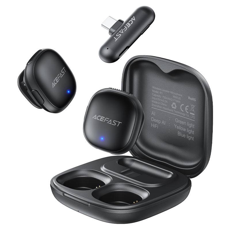ACEFAST R1 Dual Wireless Lavalier Microphones