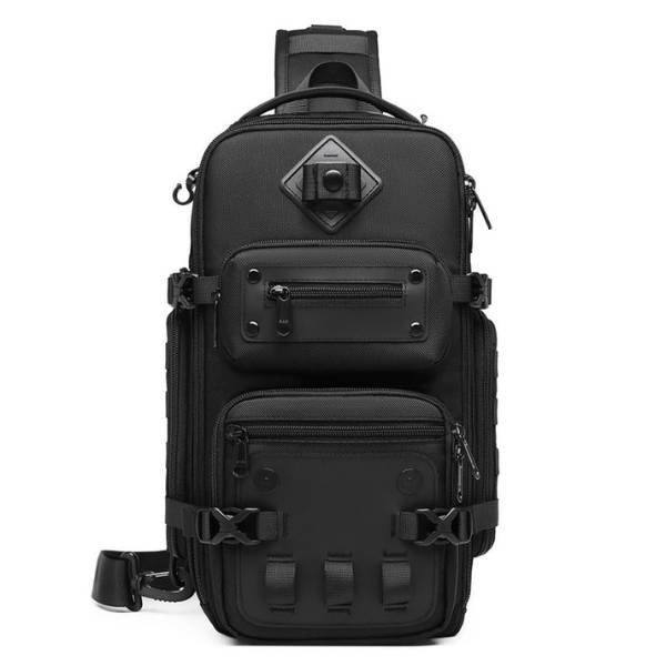 OZUKO 9585 Sling Chest Bag Waterproof Crossbody Shoulder Bag
