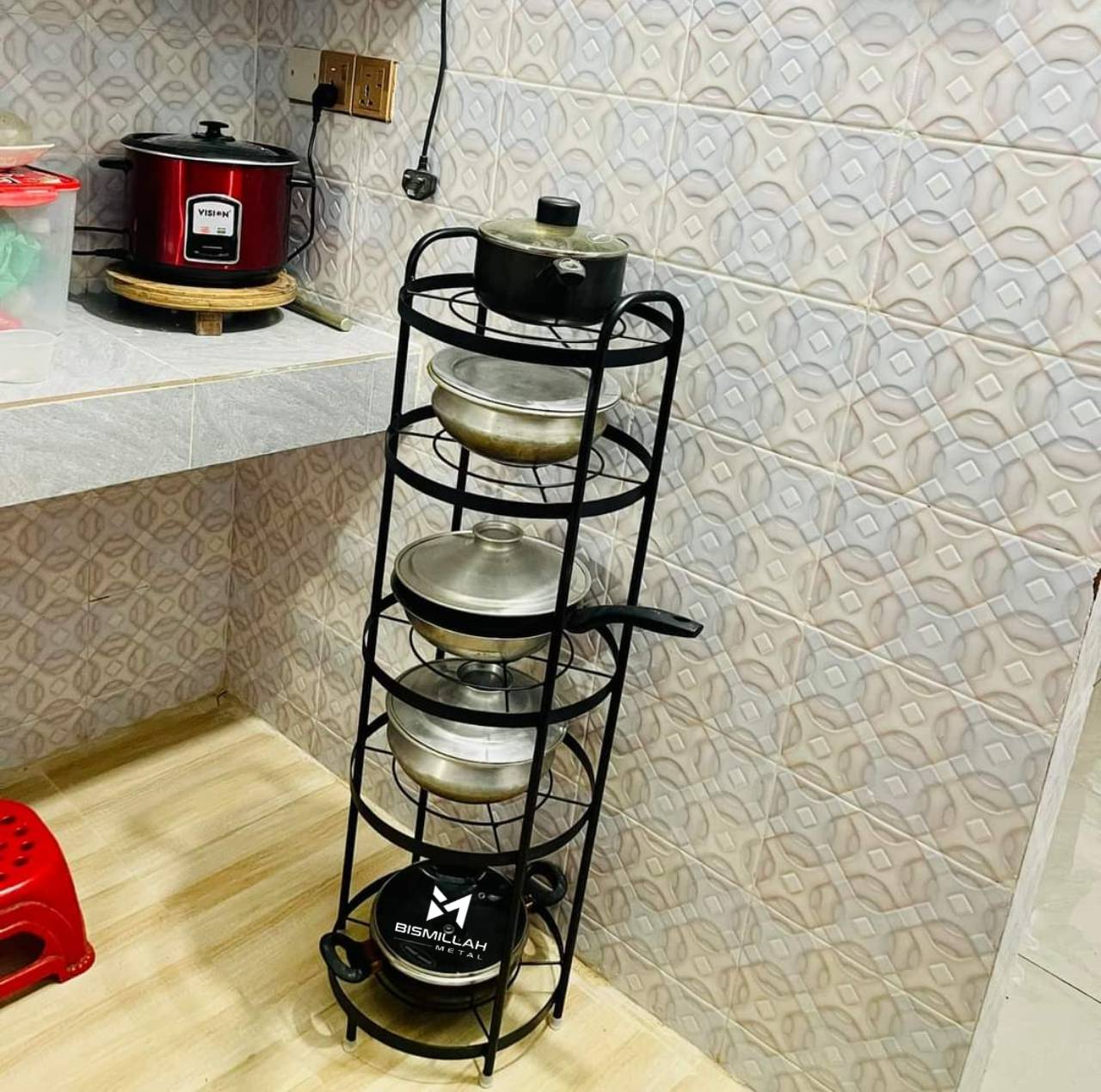 5 Layer Kitchen Patil Rack