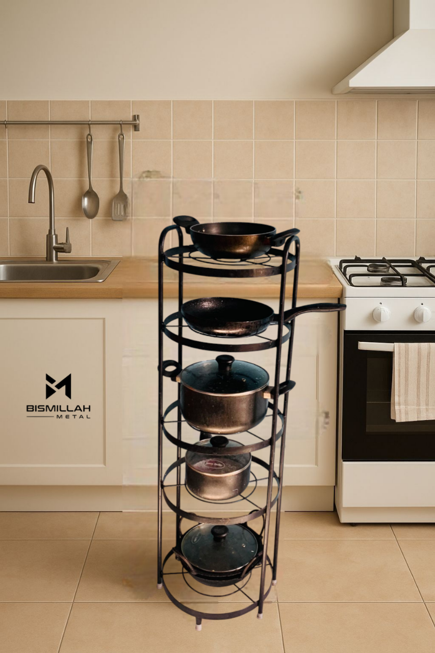 5 Layer Kitchen Patil Rack