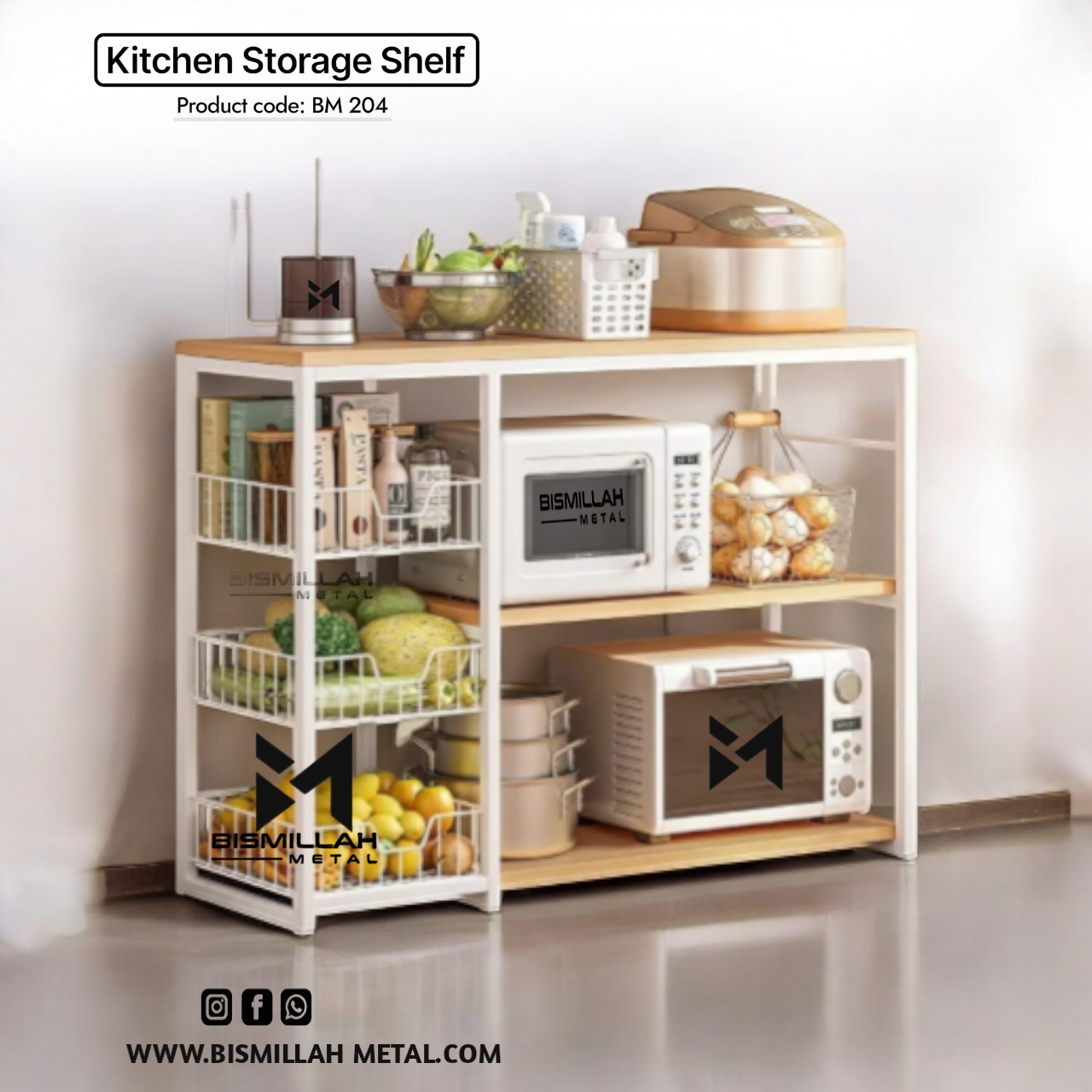 Kitchen Storage Shelf 