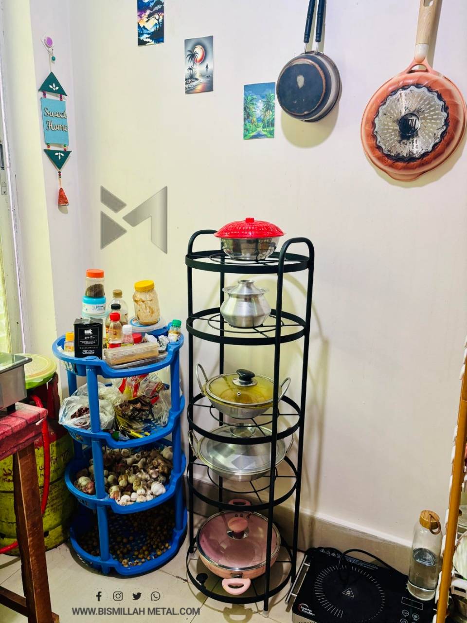 5 Layer Kitchen Patil Rack