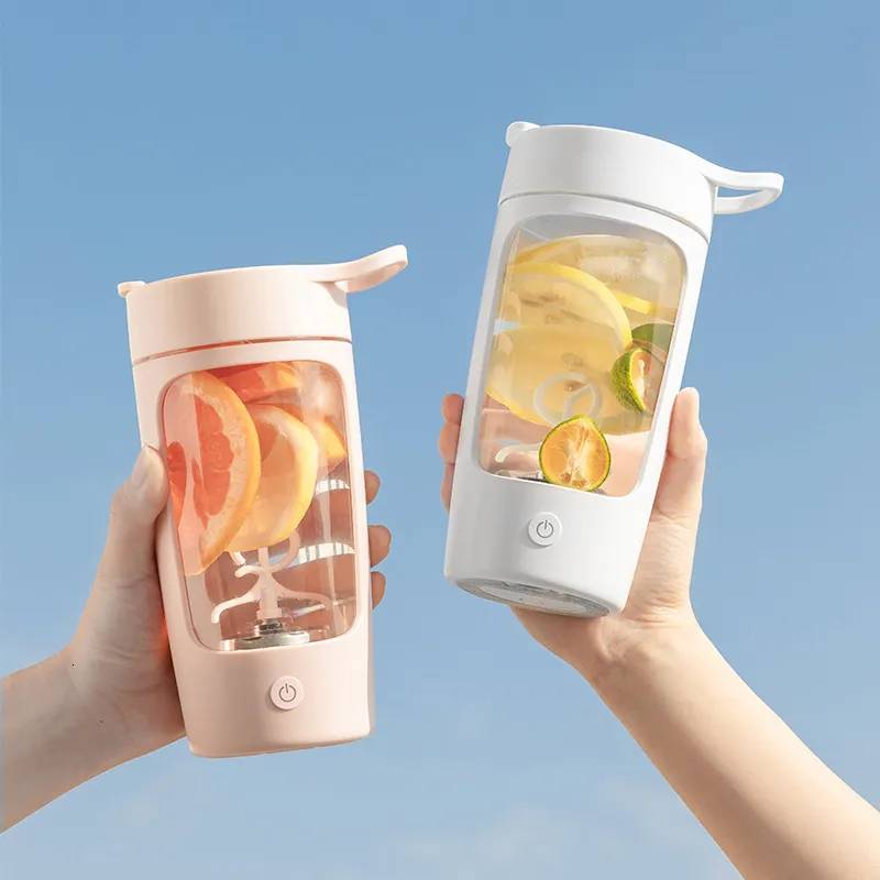 USB Rechargeable Electric Protein Shaker Bottle 1200mAh Portable Mixer for Protein & Coffee
