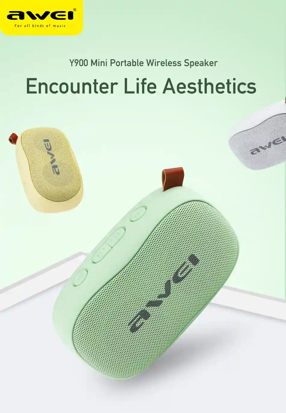 Awei Y900 Mini Portable Wireless Bluetooth Speaker