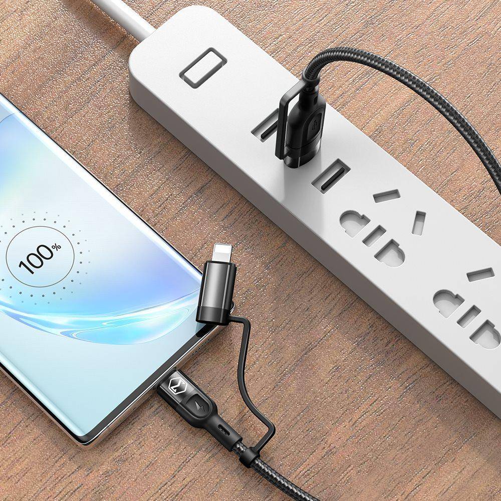 Mcdodo CA-8070 4-in-1 Fast Charging & Data Cable 60W PD 1.2m