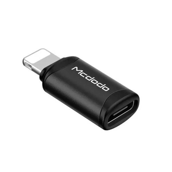 McDodo OT7680 Type-C to Lightning Adapter Connector Black