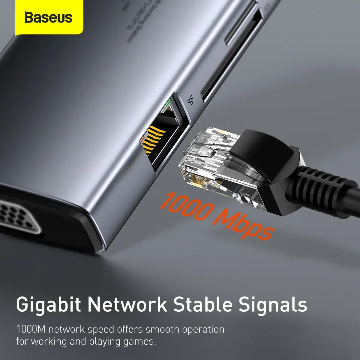 Baseus Metal Gleam Series/ Starjoy 9-in-1 Multifunctional Type-C Hub Docking Station