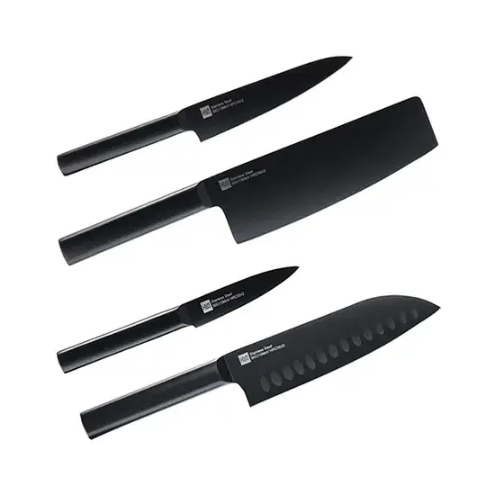 HuoHou HU0076 Non-Stick Stainless Steel Kitchen Knife 5-in-1 Combo Set HuoHou HU0076 Non-Stick Stainless Steel Kitchen Knife 5-in-1 Combo Set