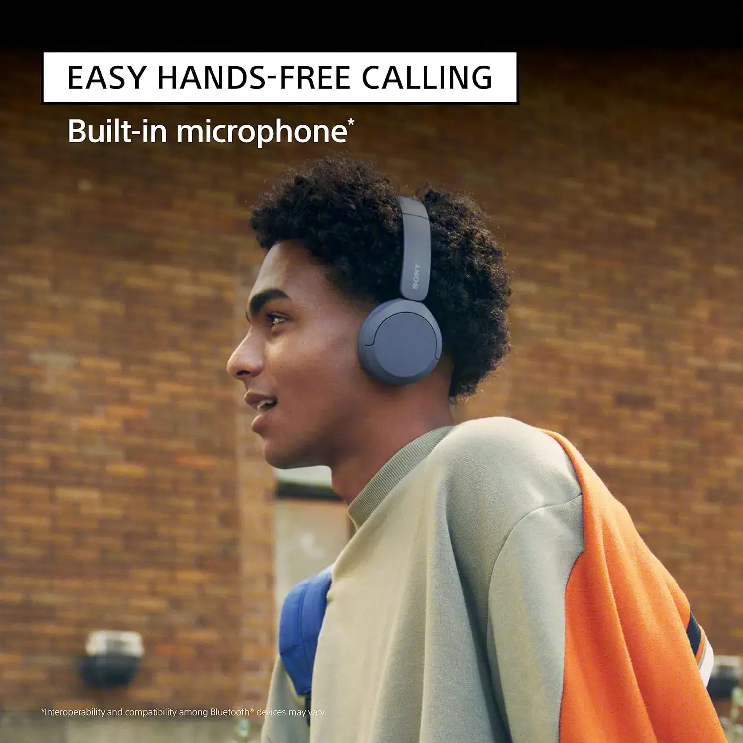 Sony WH-CH520 Wireless On-Ear Bluetooth Headphones