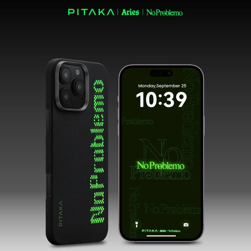 Pitaka Aries Tactile Woven Case for iPhone 16 Pro -NoProblemo