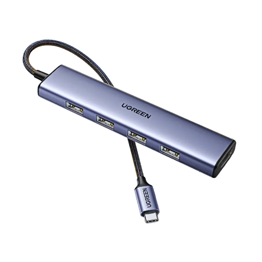 Ugreen 5 in 1 USB-C to HDMI 4k@60Hz 4xUSB 3.0 Multifunction Adapter Hub (90370)