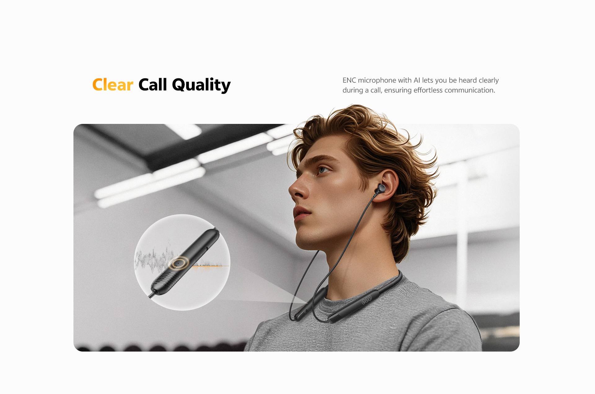 QCY TuneArc N1 Wireless Neckband Sports Headphones