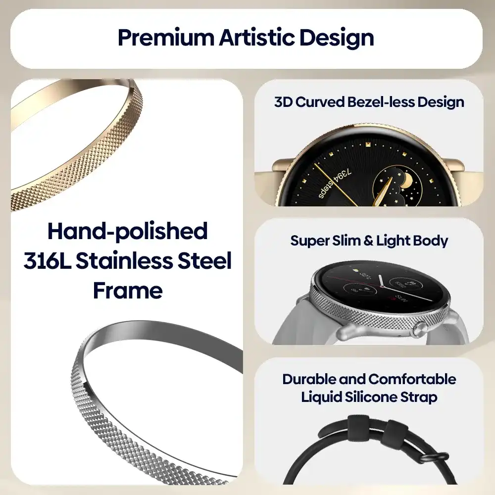 Zeblaze GTR 3 Pro AMOLED Display Smartwatch