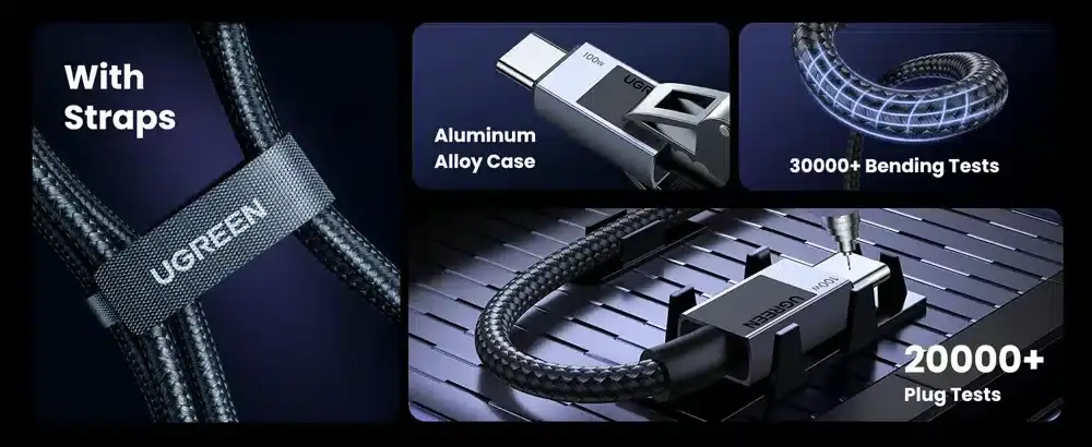 UGREEN L512 100W USB-C to USB-C Fast Charging Cable 1M