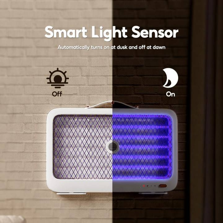 Qualitell K5 Lite 4000V Rechargeable Smart UV Mosquito Killer Lamp