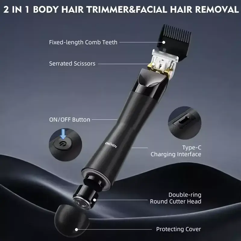 ENCHEN A4 2-in-1 Electric Shaver & Body Hair Trimmer