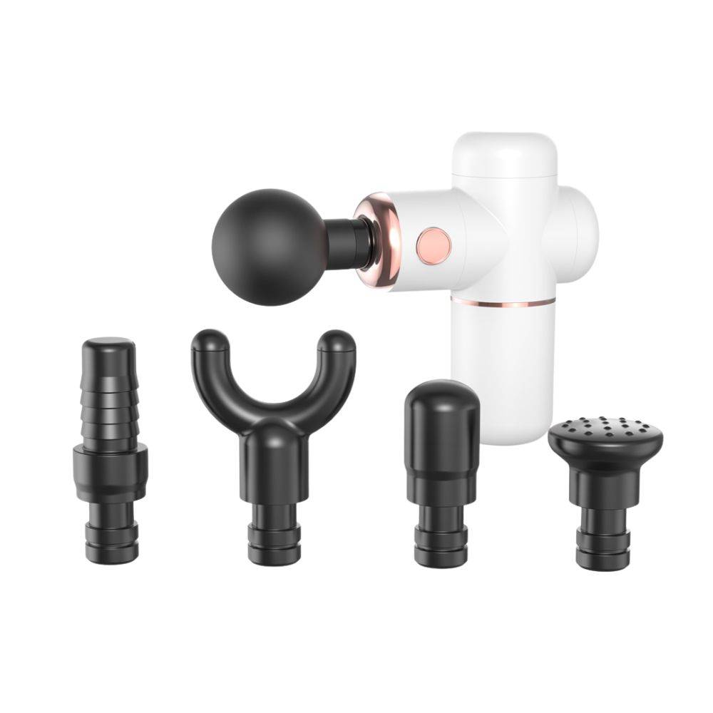 XO-FG01 Smart Fascia Massage Gun with 4 Interchangeable Heads XO-FG01 Smart Fascia Massage Gun with 4 Interchangeable Heads