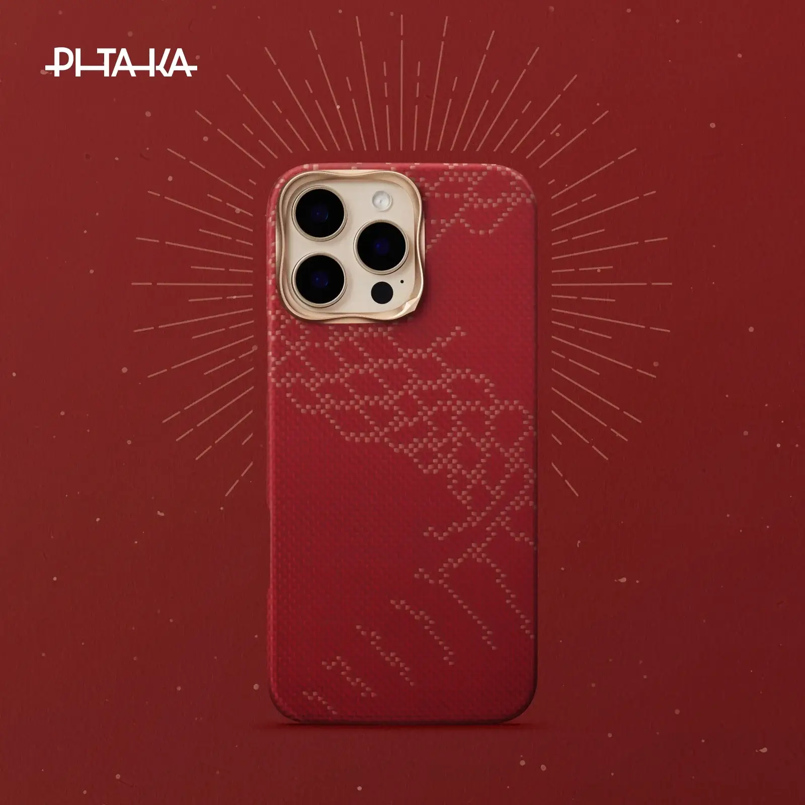 Pitaka Snake Ridge Case For iPhone 16 Pro Max (Sunny Day)