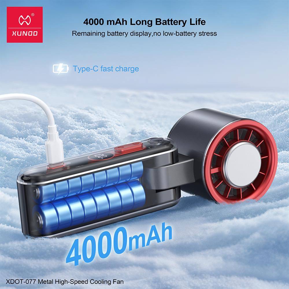 XUNDD XDOT-077 Metal High-Speed USB Cooling Fan 