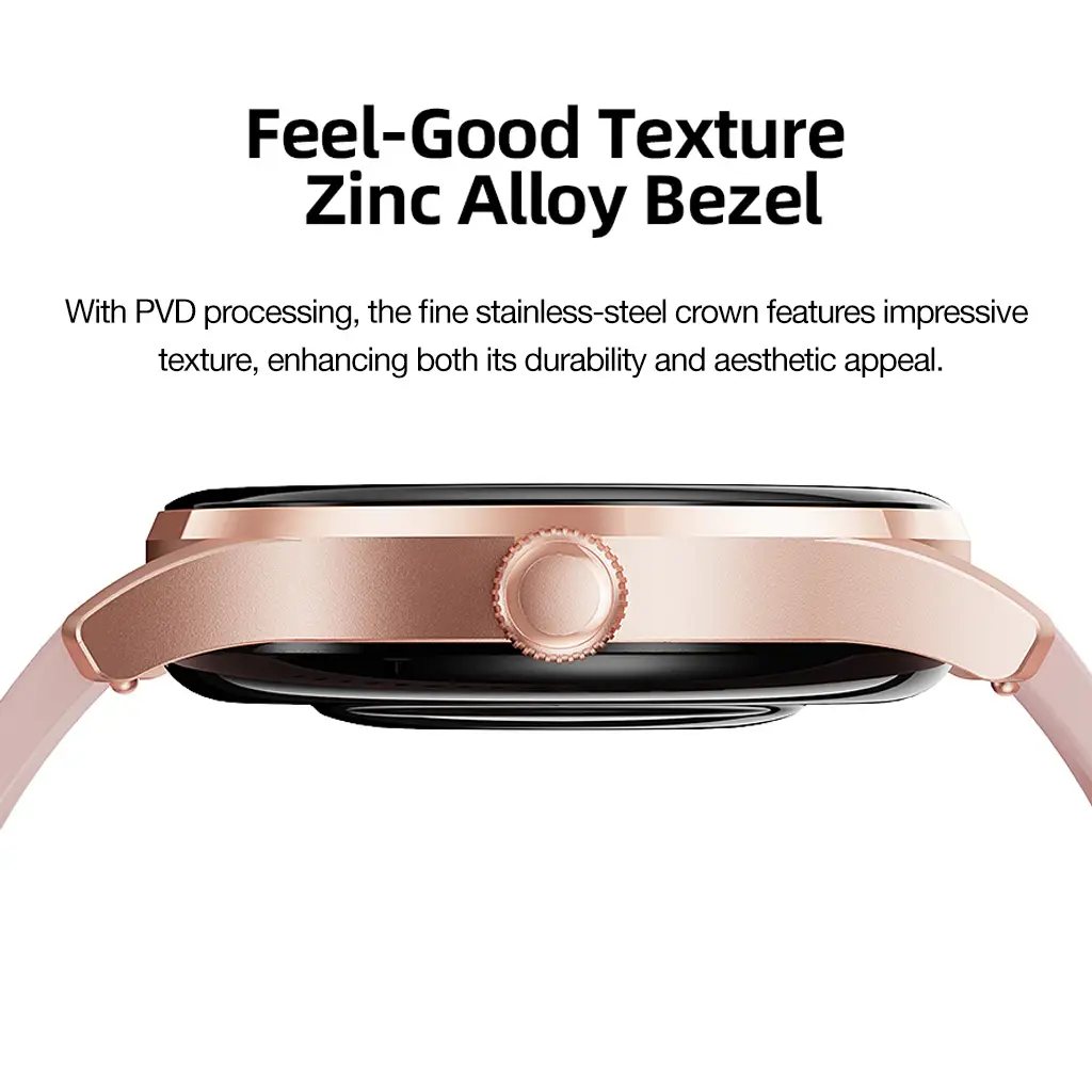 QCY Elite Smartwatch with AMOLED Display and Bluetooth Calling