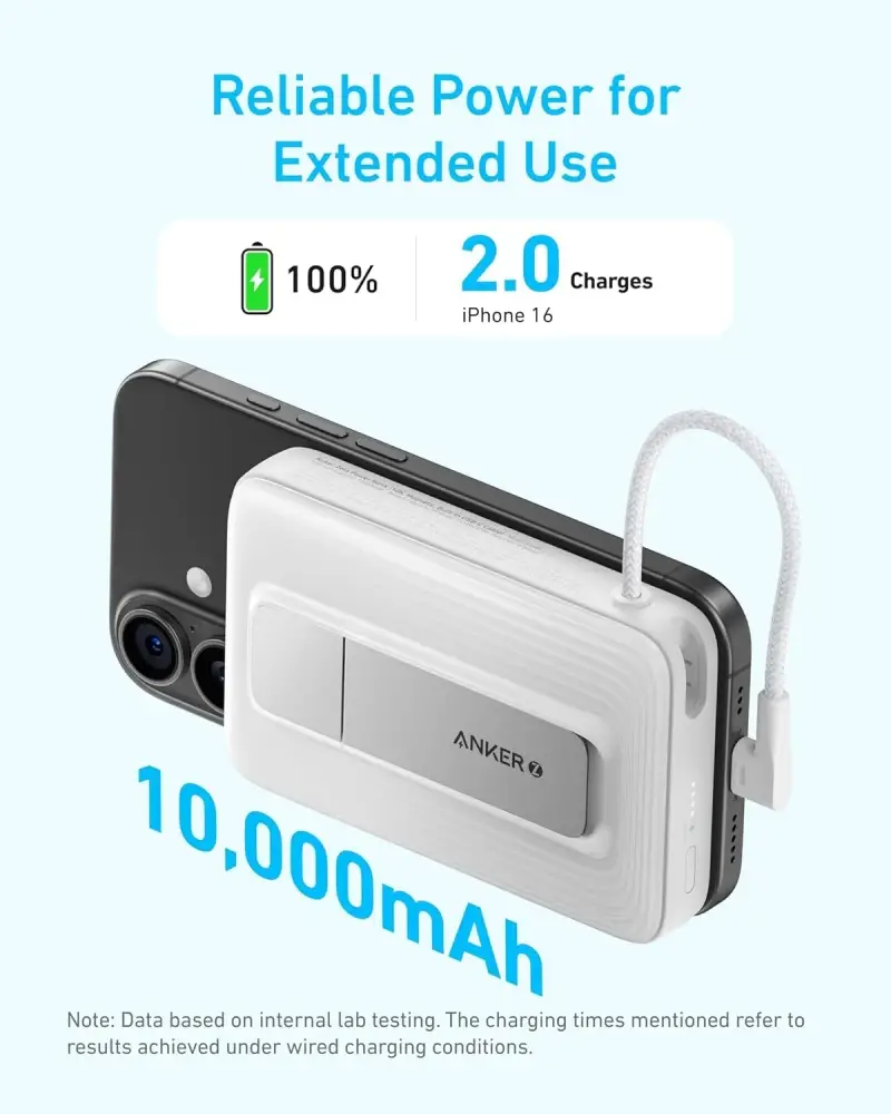 Anker Zolo A1684 10000mAh 30W Magnetic Wireless Power Bank