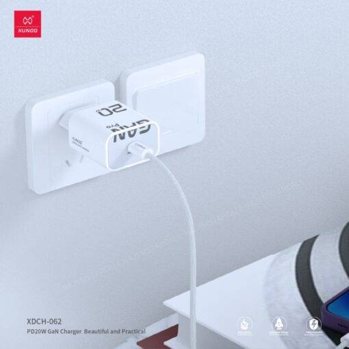 XUNDD XDCH-062 20W GaN Pro Fast Charger with USB-C to USB-C Cable