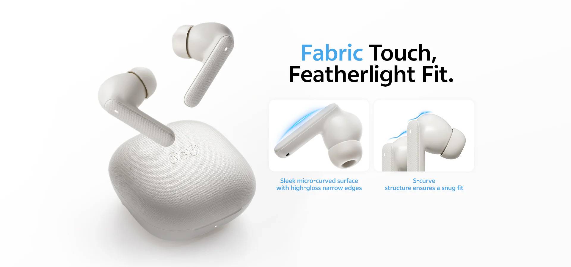 QCY Buds QT43 True Wireless Bluetooth Earbuds
