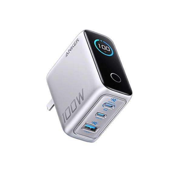 Anker 100W Smart Display Charger Lite Triple-Port Fast Charging Station