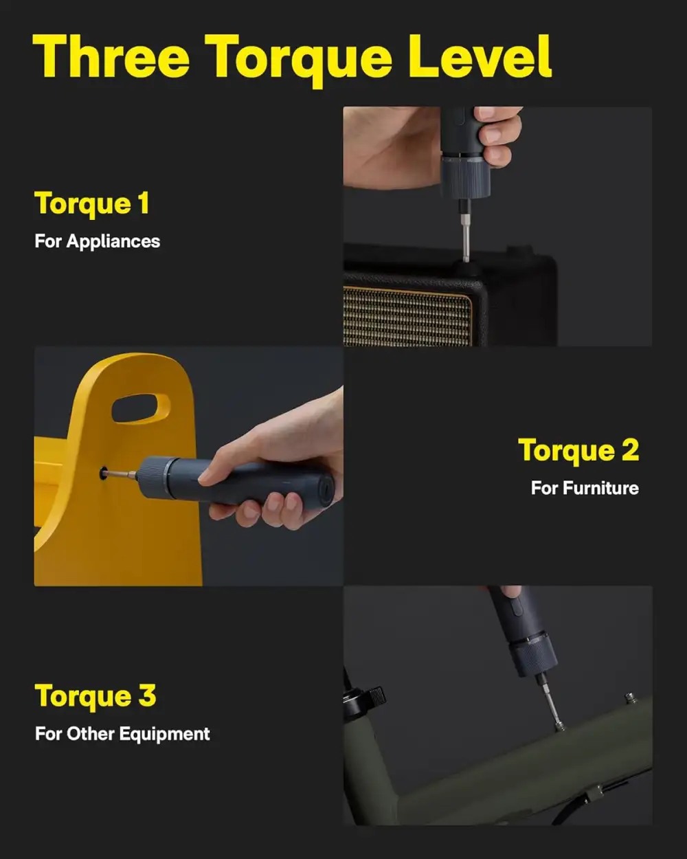 Xiaomi HOTO 3.6V Cordless Rechargeable Electric Screwdriver