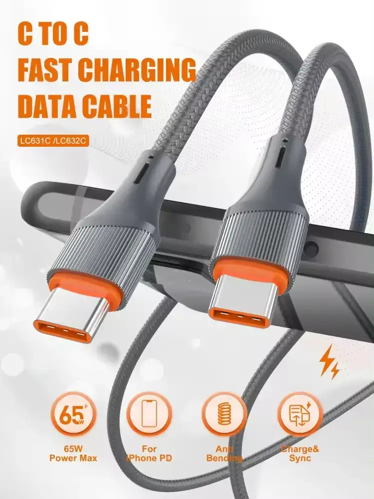 LDNIO LC631C Type-C to Type-C 1M Fast Charging Data Cable