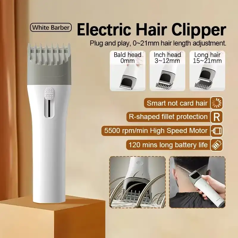 Xiaomi Youpin DOCO Smart Cordless Hair Trimmer Fast Charging & Precision Cutting