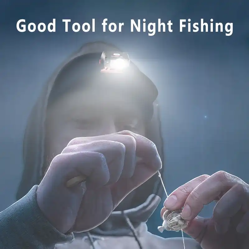 Smiling Shark TD-1007 Rechargeable Mini Headlight with Wave Sensor