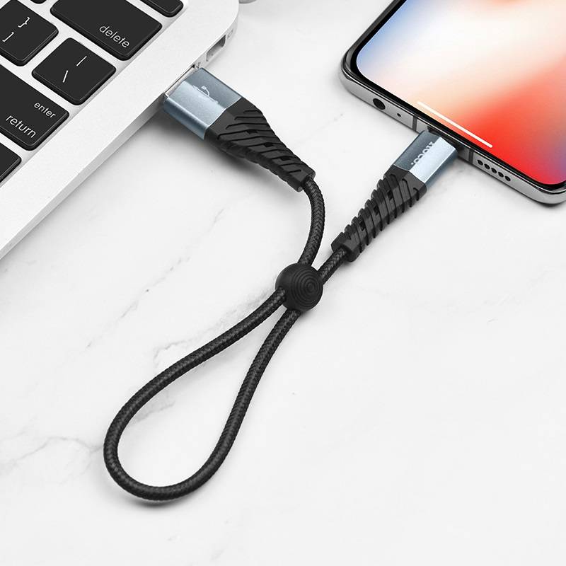 Hoco X38 USB-A to Lightning Fast Charging & Data Cable 25cm