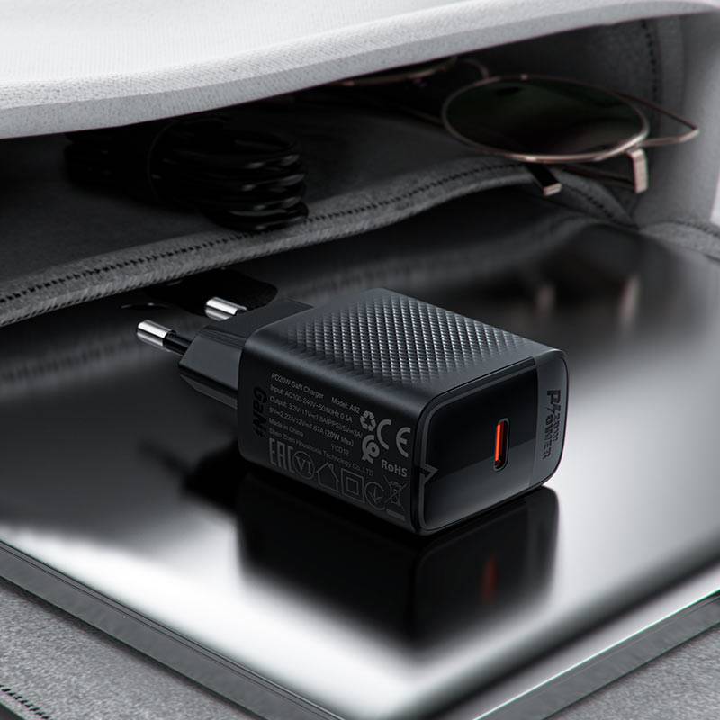 ACEFAST A82 20W GaN USB-C Fast Charging Adapter Compact PD Wall Charger