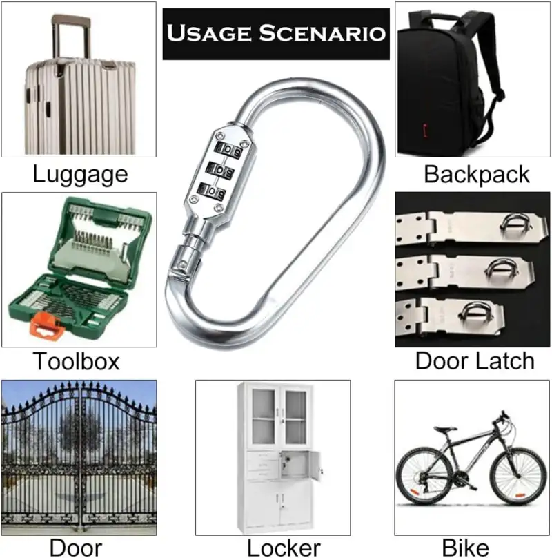 COTECi TR-002 D-Hook Combination Lock