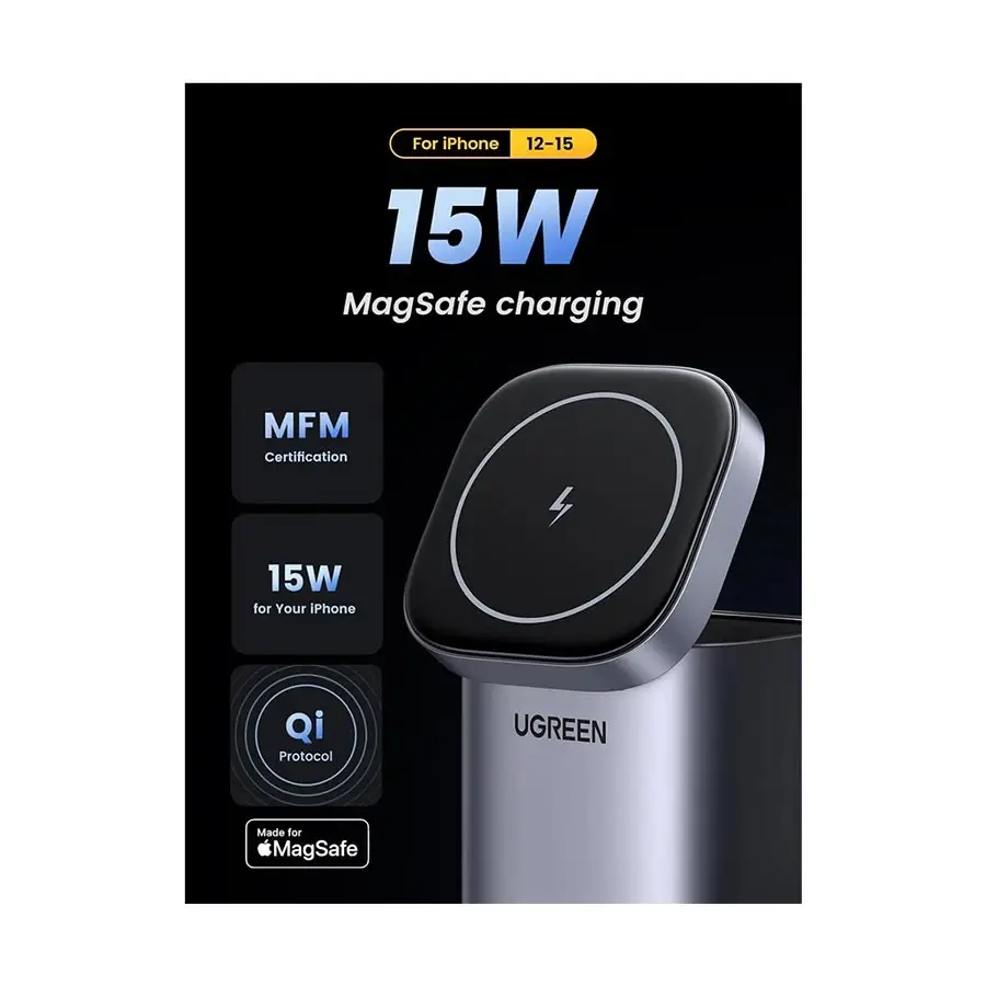UGREEN CD342 (15135) 100W PD GaN USB-C & USB-A Charger with MagSafe