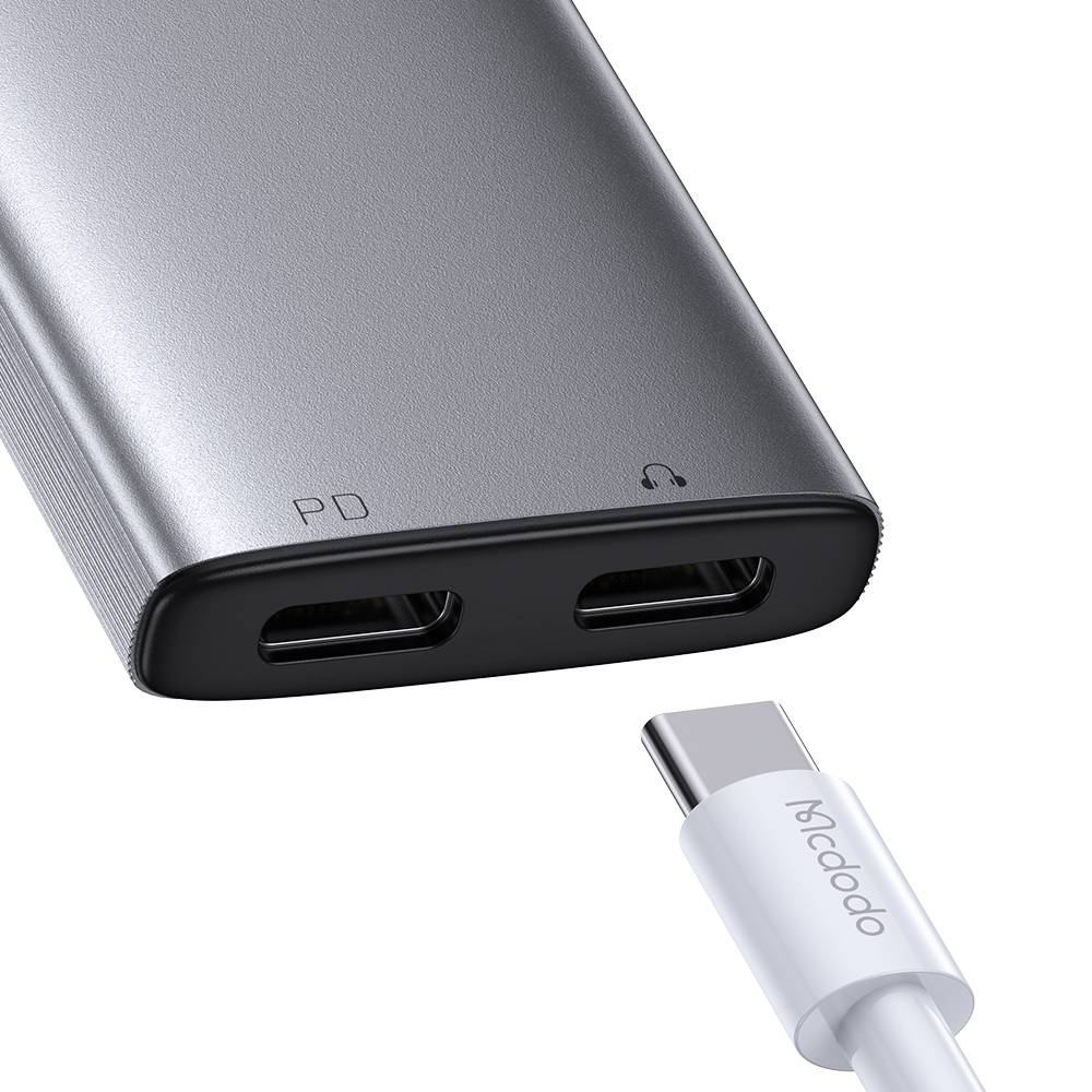 Mcdodo CA-5570 2-in-1 USB-C to Dual USB-C Audio Adapter
