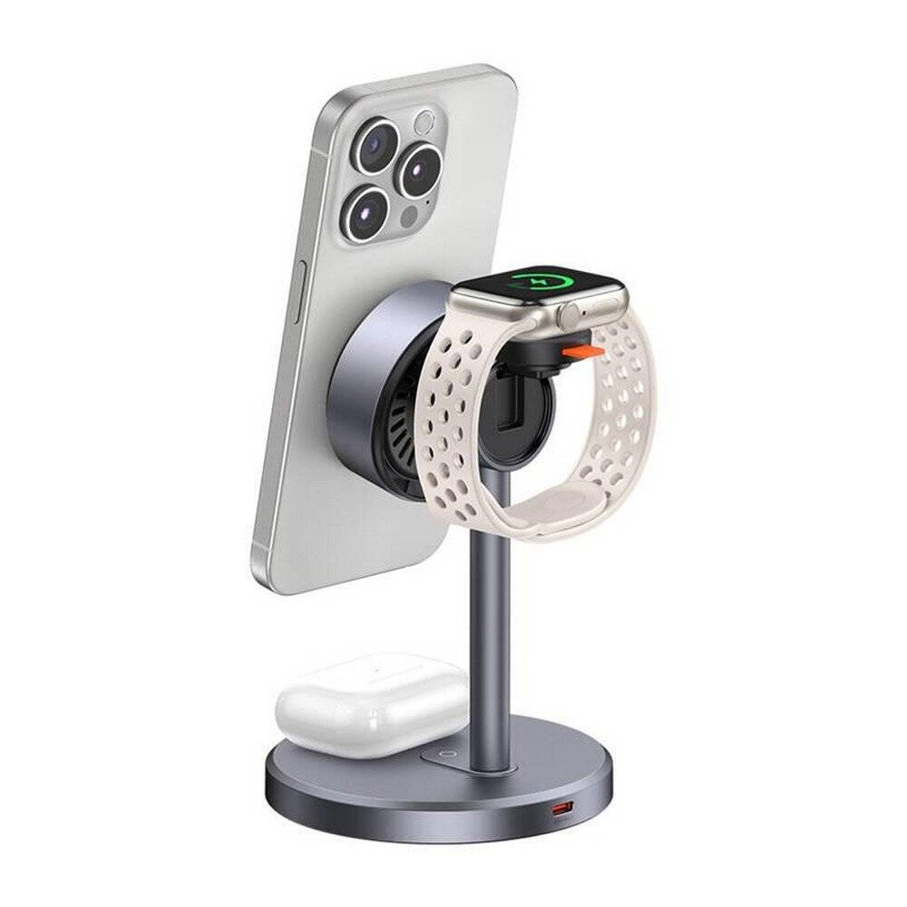 Mcdodo CH-2462 3-in-1 Qi2 15W Wireless Charging Station with 33W Wall Adapter