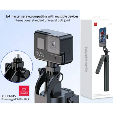 XUNDD XDHO-045 Auto-Rotatable Four-Legged Selfie Stick