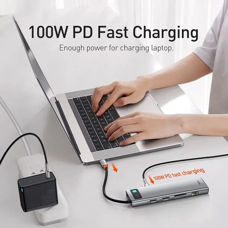 Baseus Metal Gleam Series/ Starjoy 11-in-1 Multifunctional Type-C Hub Docking Station