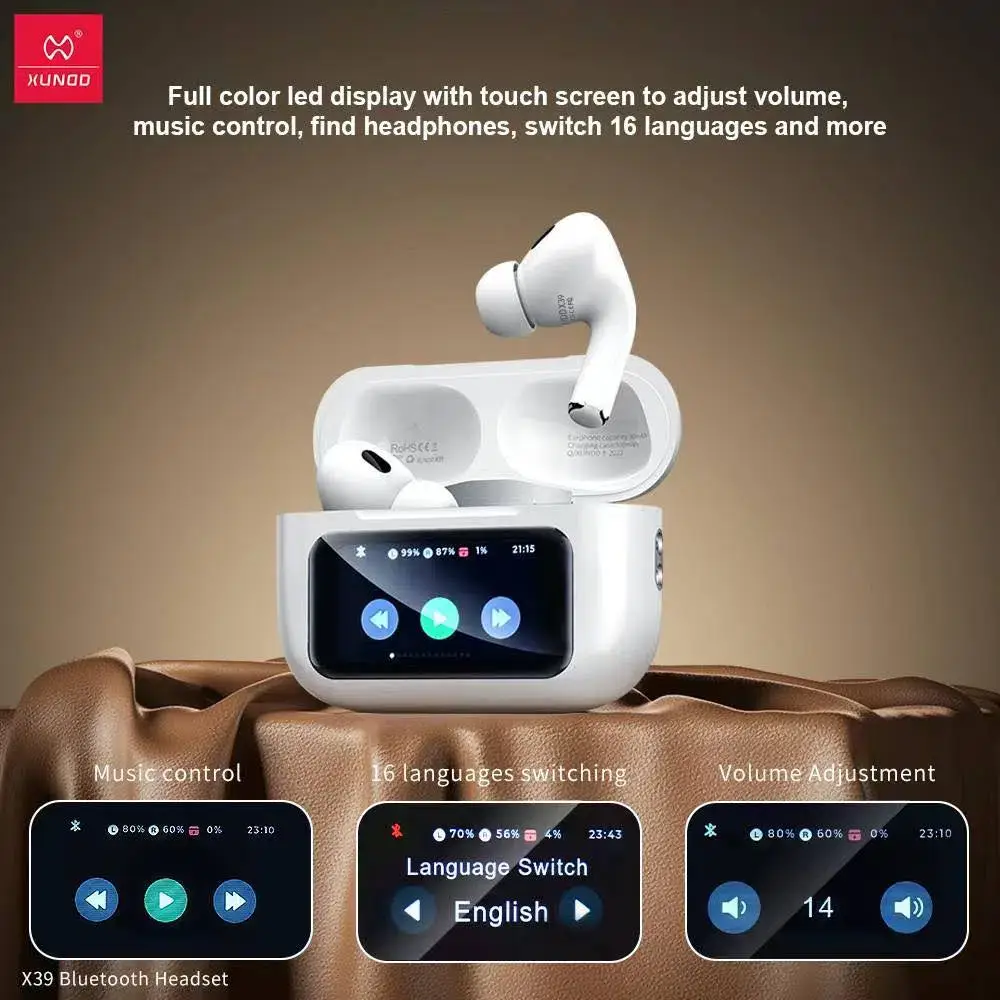 XUNDD X39 Touch Screen True Wireless Earbuds