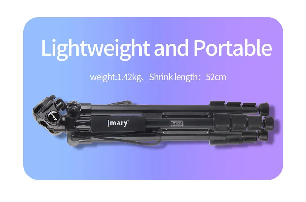 Jmary KP-2254 Professional Aluminum Alloy Camera Tripod Stand