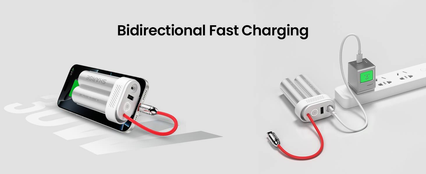 SHARGE Pouch Mini 10000mAh 30W PD Fast Charging Power Bank 