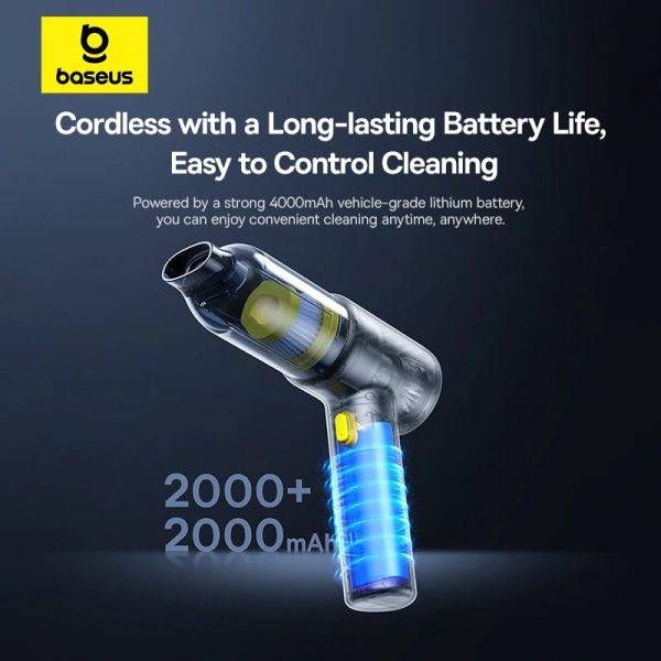 Baseus AT Portable High-Power Car Vacuum Cleaner