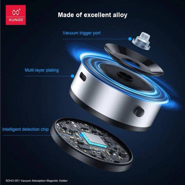 XUNDD XDHO-051 Vacuum Adsorption Magnetic Phone Holder